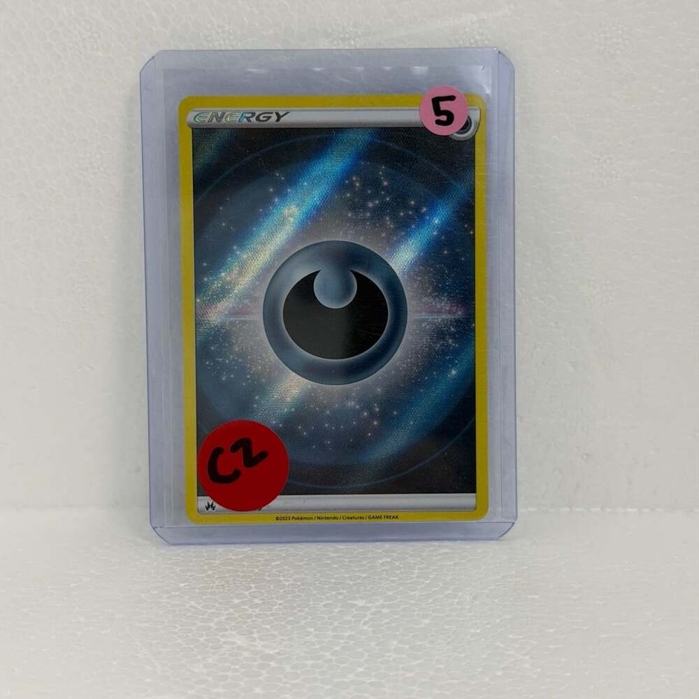 Pokemon Darkness Energy Holo Crown Zenith / Prize Pack Series